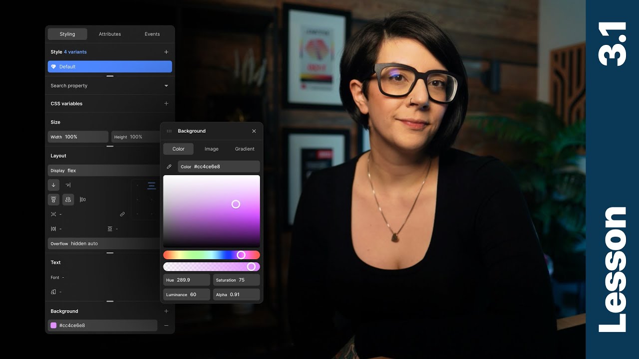 Video thumbnail: Get to know the Nordcraft style panel