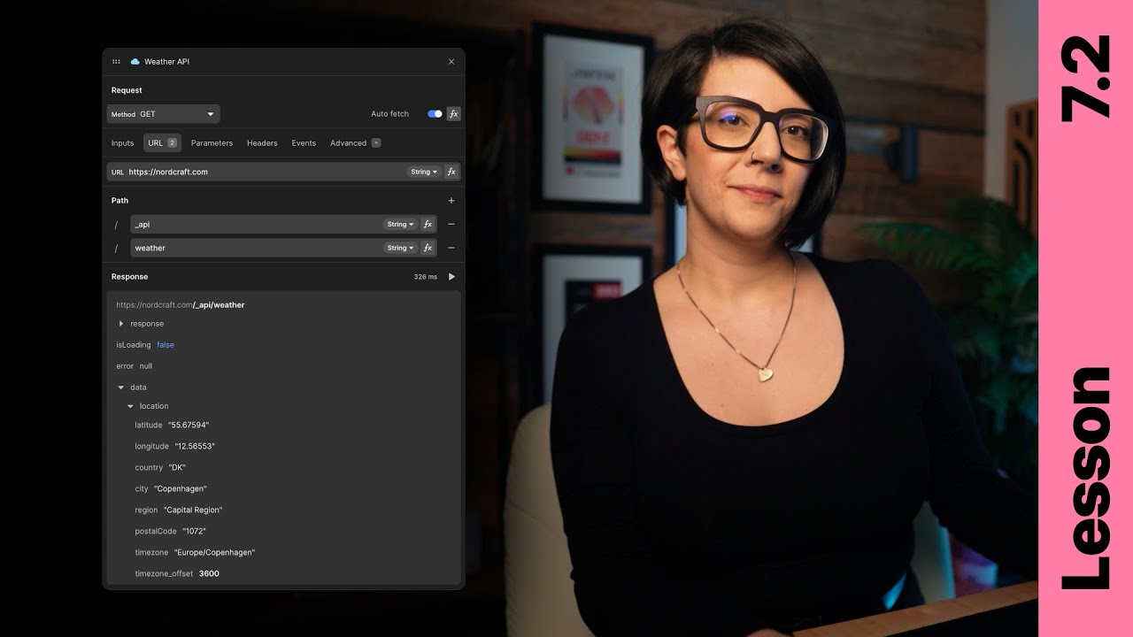 Video thumbnail: Getting data from a REST API