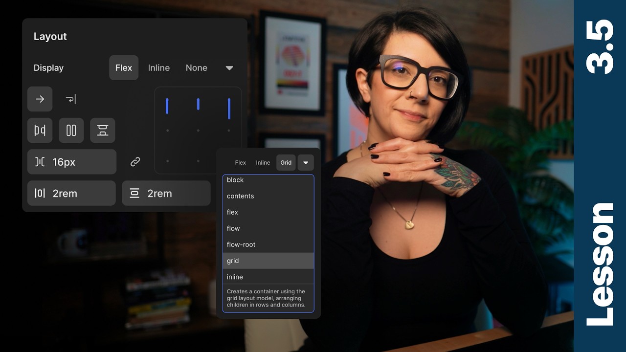 Video thumbnail: Layouts: the display property