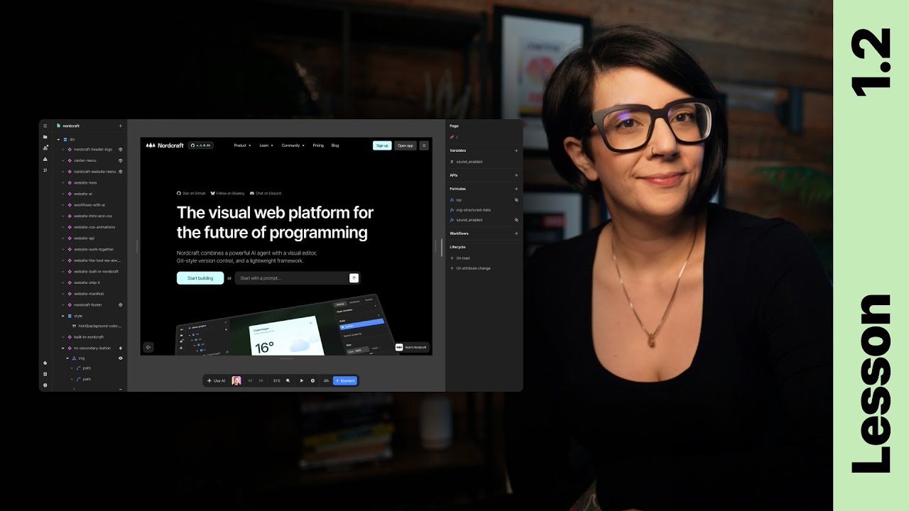 Video thumbnail: Get to know the Nordcraft editor